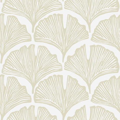 Tempaper x Novogratz Waverly White Feather Palm Removable Peel and Stick by TempaperCo