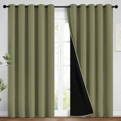 Yakamok 100% Blackout Curtains, Noise Reduction and Privacy Curtains by Yakamok