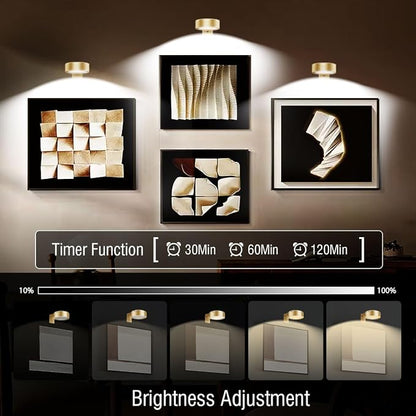 Xuolder Picture Lights for Wall, 2000mAh Rechargeable Battery Poster Lights LED - Image 3