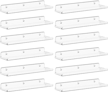 Lifewit Floating Shelves for Bathroom, Acrylic Wall Organizer for Perfume by Lifewit