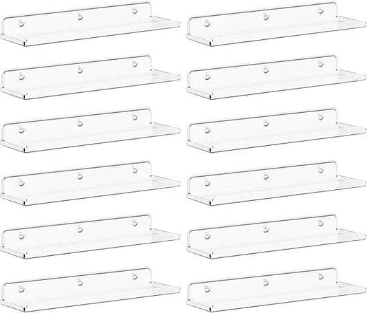 Lifewit Floating Shelves for Bathroom, Acrylic Wall Organizer for Perfume by Lifewit
