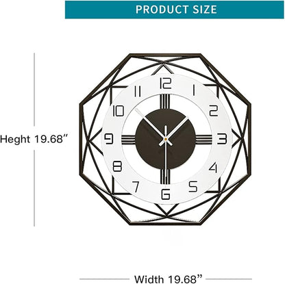 Large Wall Clocks for Living Room Decor Modern Wall Clock Battery Operated - Image 5