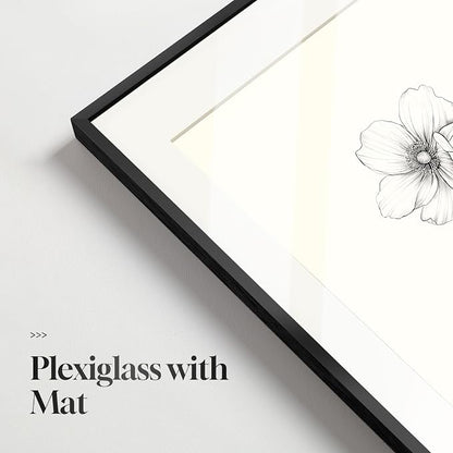 Framed Black and White Botanical Wall Art - Image 6
