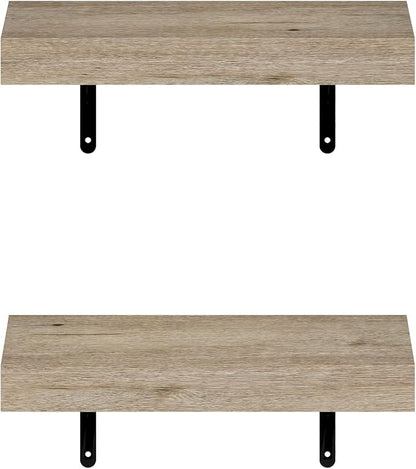 Furinno Tanna Floating Shelves for Wall Set of 2, 15-Inch Wall Shelf, Triple - Image 6