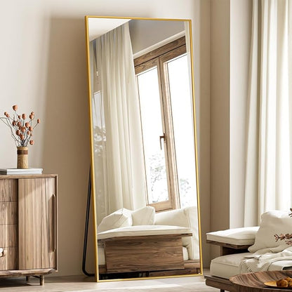 Koonmi 65"x24" Floor Mirror Full Length, Bedroom Floor Body Mirror by KOONMI