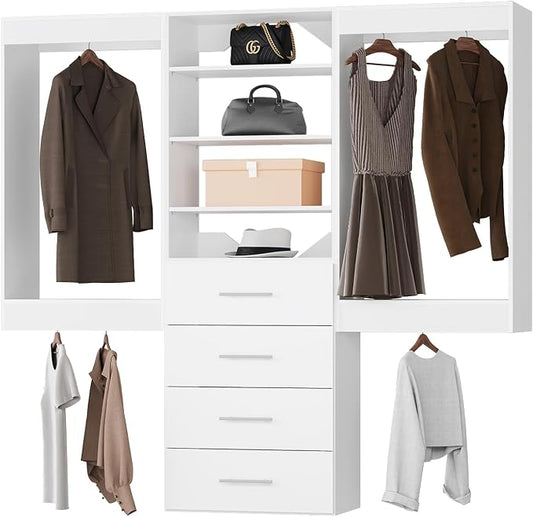 ROOMTEC Modular Closet System, Wooden Tower by ROOMTEC