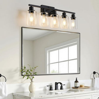 MOKATNG 5-Light Bathroom Light Fixtures, Vanity Light - Image 3