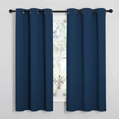 NICETOWN Window Curtain Panels, Thermal Insulated Solid Grommet Blackout by NICETOWN