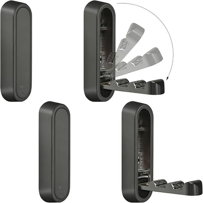 4PCS Foldable Wall Hooks, Flip Down Design by XSGTZMJ