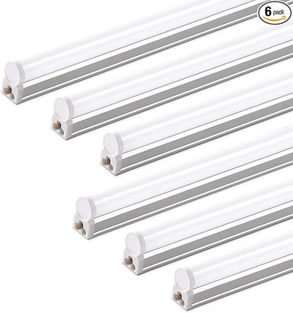 Barrina (Pack of 6 LED T5 Shop Light 3FT, 6500K Super Bright White, Utility by Barrina