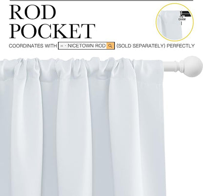 NICETOWN Bedroom Window Curtain Panels - Image 3