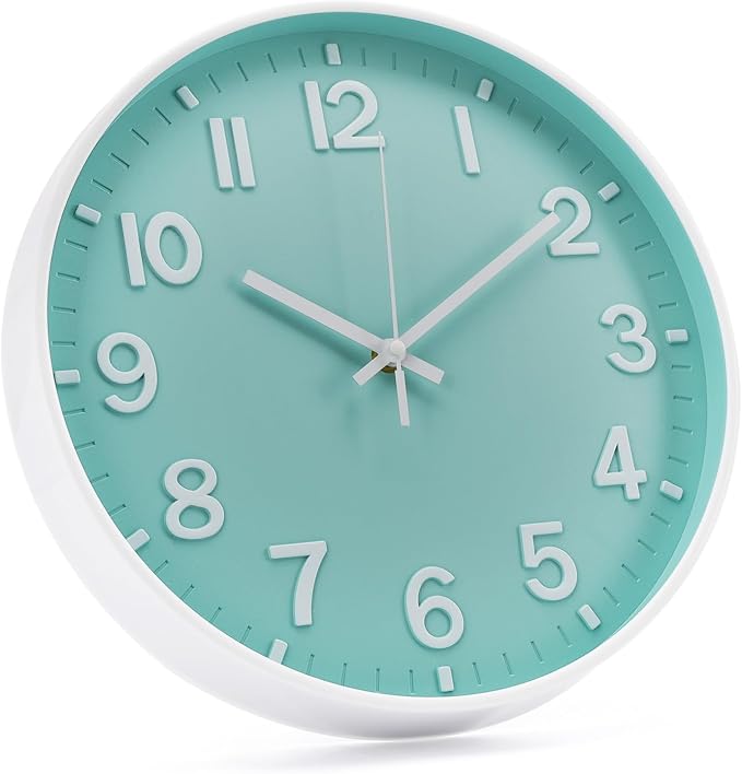 Wall Clock Modern Simple Quartz Decorative Clock Non-Ticking Silent Battery - Image 3