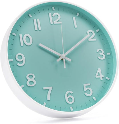 Wall Clock Modern Simple Quartz Decorative Clock Non-Ticking Silent Battery - Image 3
