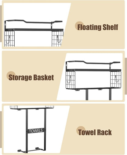 Wall Mounted Towel Rack for Bathroom - Image 5