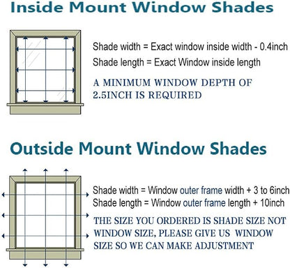 Letau No Drill No Tools Cordless Wood Window Shades Blinds, Bamboo Light - Image 8