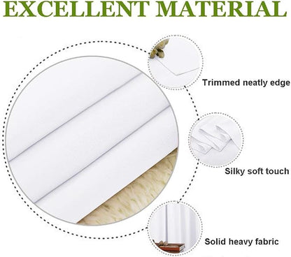 NICETOWN Draperies Curtains Panels, Blocking Out 50% Sunlight Window Treatment - Image 4