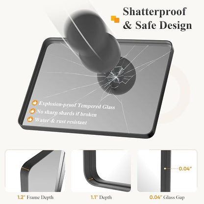 NEWBULIG 32X40 Inch Bathroom Mirror - Image 4