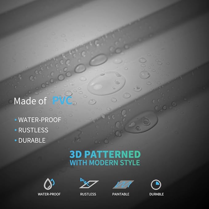 Art3d Slat Wall Panel, 3D Fluted Textured Panel 12-Tile 19.7 x 19.7in. - Image 4