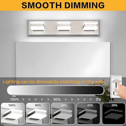 SOLFART Bathroom Light, 5 Color Temperature LED Bathroom Vanity Fixtures - Image 4