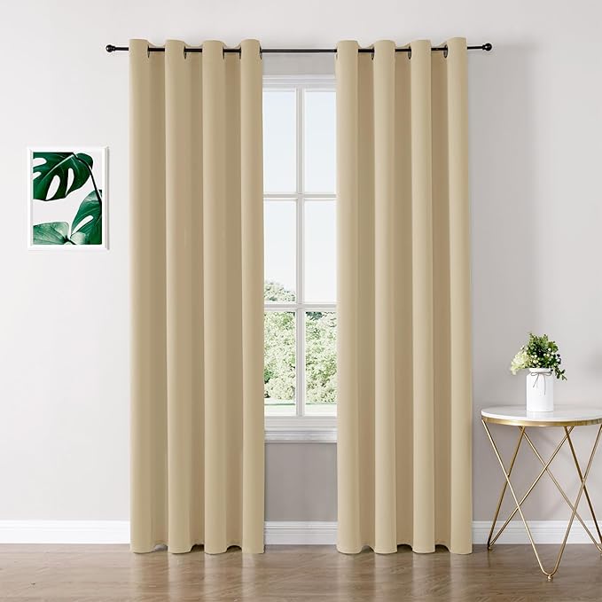 ChrisDowa Blackout Curtains 95 inches Long by ChrisDowa