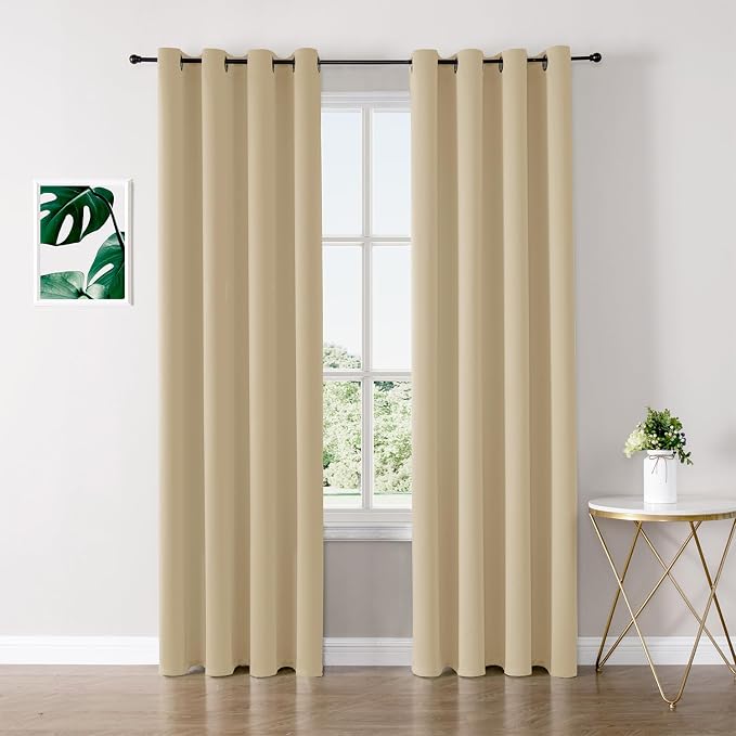 ChrisDowa Blackout Curtains 120 inches Long by ChrisDowa