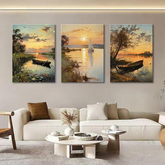 weiyiart Farmhouse Canvas Wall Art Vintage Wall Decor - Image 2