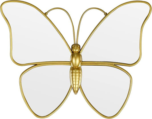 Decorative Butterfly Wall Mirror by Wartter
