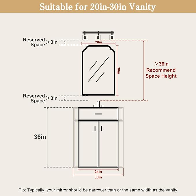 WallBeyond Wood Bathroom Mirrors - Image 5