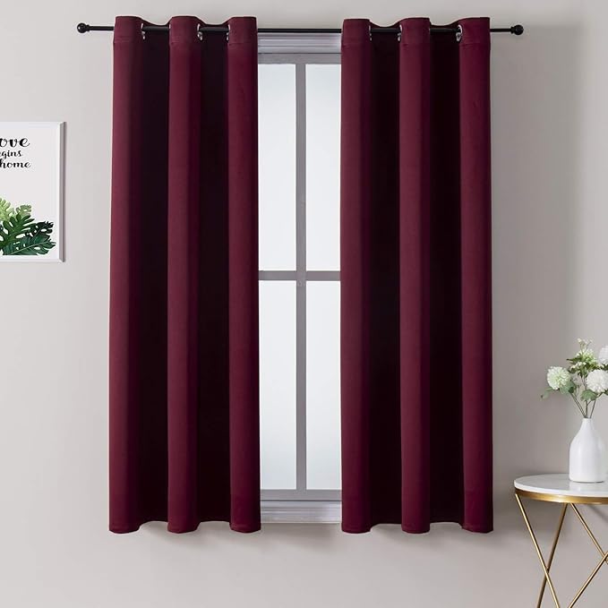 ChrisDowa Small Window Curtains 50 inches Long by ChrisDowa