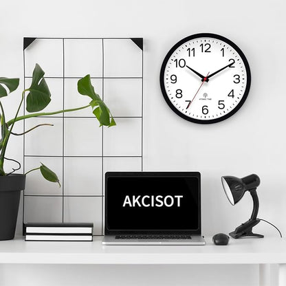 AKCISOT Atomic Black Wall Clock Analog Clocks - Image 2