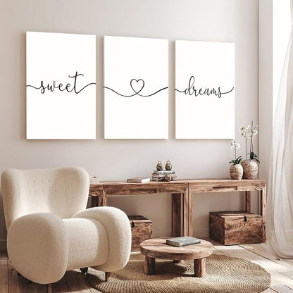GUBIYU Sweet Dreams Wall Art Above Bed Decor - Image 4
