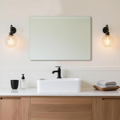 Frameless Mirror, Rectangle Bathroom Mirror - Image 7