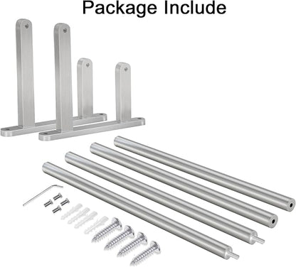 Double Towel Bar, 24Inch Towel Rack - Image 8