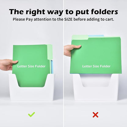 YOHOM Adhesive File Holder Plastic Document Folder Door No Drilling Mount Mail - Image 6