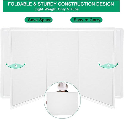 Large Bulletin Board, 48 X 36 inches Felt Board Notice Pin Board, Self-Adhesive - Image 7