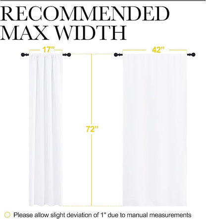 NICETOWN 50% Light Blocking Kitchen Curtains - Image 7