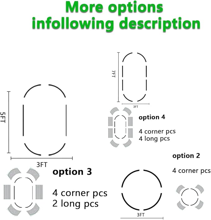 Raised Garden Bed, 2 Pcs 5×3×1ft Outdoor Galvanized Planter Boxes, Galvanized Garden Beds Outdoor with Metal Plant Stakes, Large Raised Garden Stock Tank, Garden Beds Outdoor for Vegetables