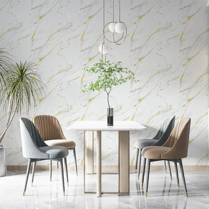 IZODEKOR Marble-Look Wall Panels – Set of 4, 47.24 × 23.62 inches – Alternative - Image 8