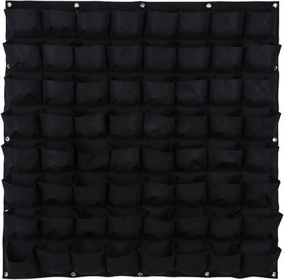 Ogrmar 64 Pockets Vertical Wall Garden Planter Plant Grow Bag by Ogrmar