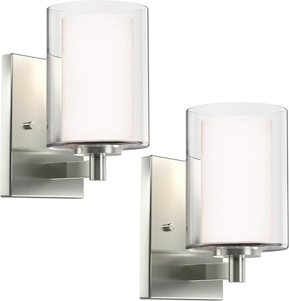 Kalium Wall Sconces Set of Two Modern Vanity Lights by Kalium