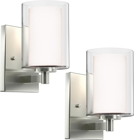 Kalium Wall Sconces Set of Two Modern Vanity Lights by Kalium
