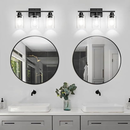 Unicozin 3 Light Bathroom Light Fixtures, Modern Vanity Lights Over Mirror - Image 9
