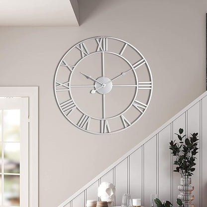 LEIKE 32" Large Modern Wall Clocks, Nearly Silent, Little Ticking, Battery - Image 5