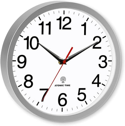 Rohioue Atomic Wall Clock Modern 12 Inch Battery Operated Analog Clock - Image 2