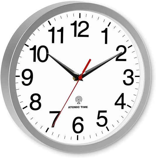 Rohioue Atomic Wall Clock Modern 12 Inch Battery Operated Analog Clock - Image 2