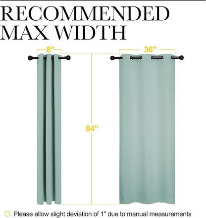 NICETOWN Thermal Insulated Solid Grommet Blackout Curtains/Drape - Image 7