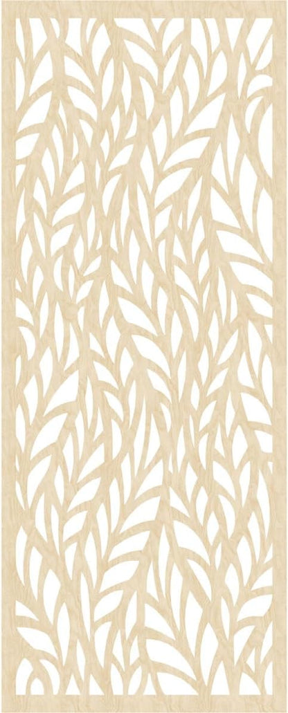 33 3/8"W x 84 3/8"H x 3/8"T Ortonville Decorative Fretwork Wood Wall Panels - Image 2