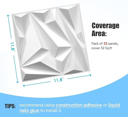 STICKGOO 50 Pack 3D Wall Panels - Image 4
