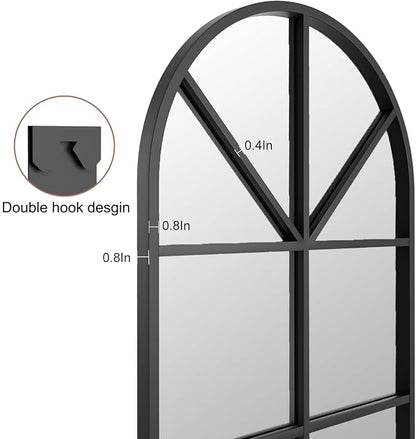 Full Length Mirror, Oversize Wall Mirrors, Farmhouse Standing Mirrors - Image 6
