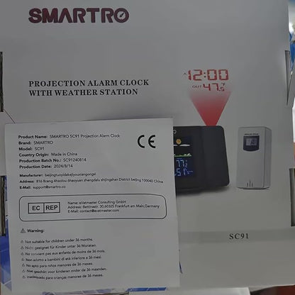 SMARTRO SC91 Projection Alarm Clock - Image 9